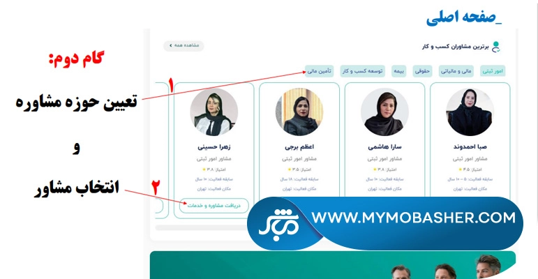 مشاوران مباشر