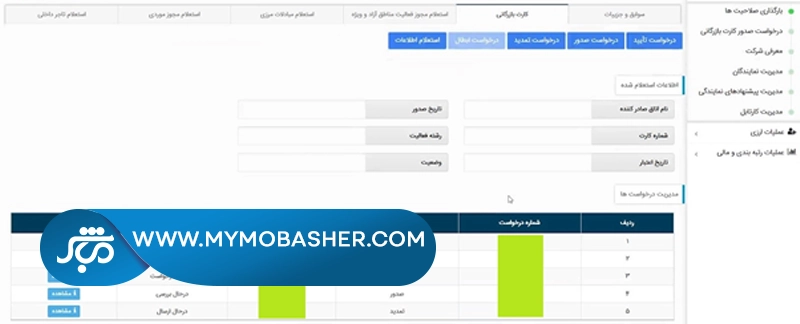 بارگذاری صلاحیت‌ها